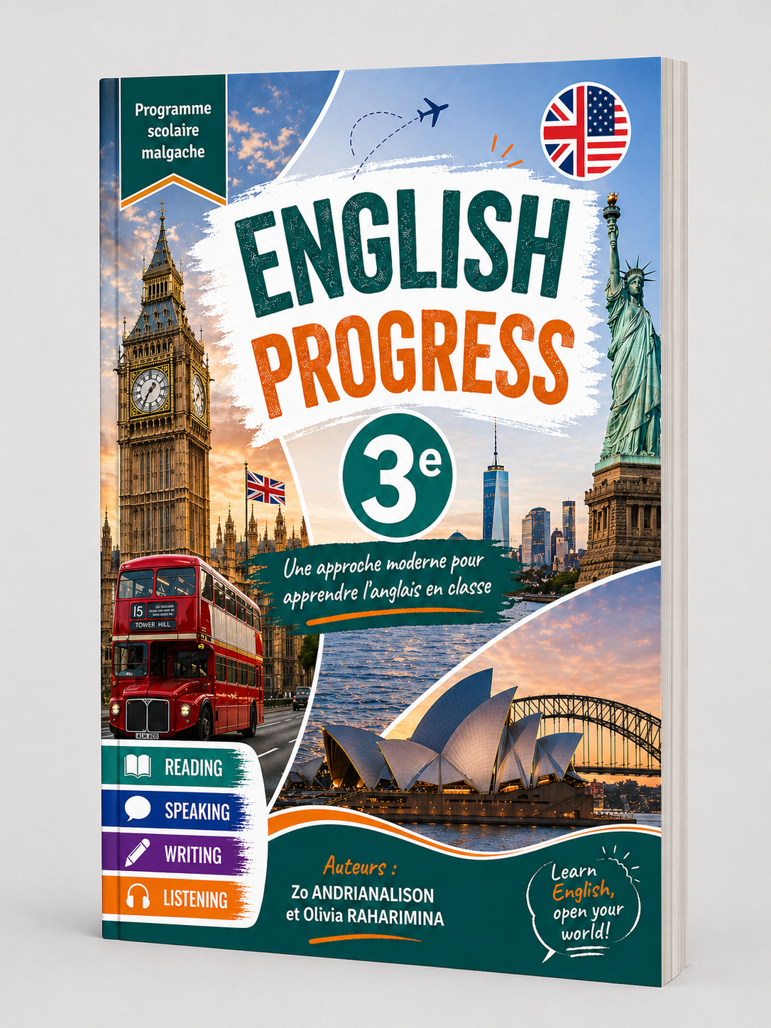 Mock-up du manuel English Progress 3e