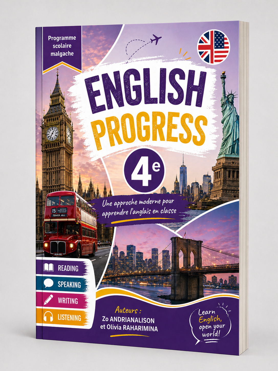 Mock-up du manuel English Progress 4e