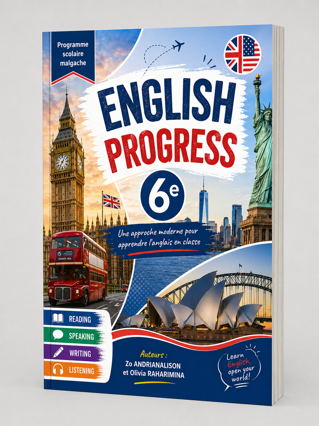 Mock-up du manuel English Progress 6e